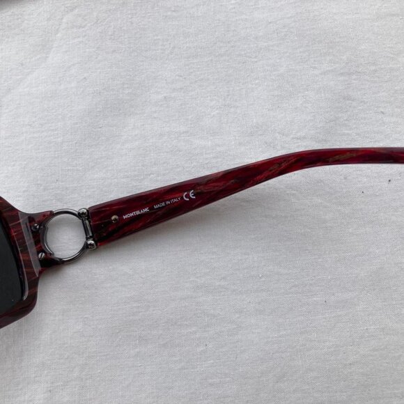 MONT BLANC Women Sunglasses Bordeaux Jaquard  MB 171S Frame Size 59 []16 120 - Picture 12 of 15